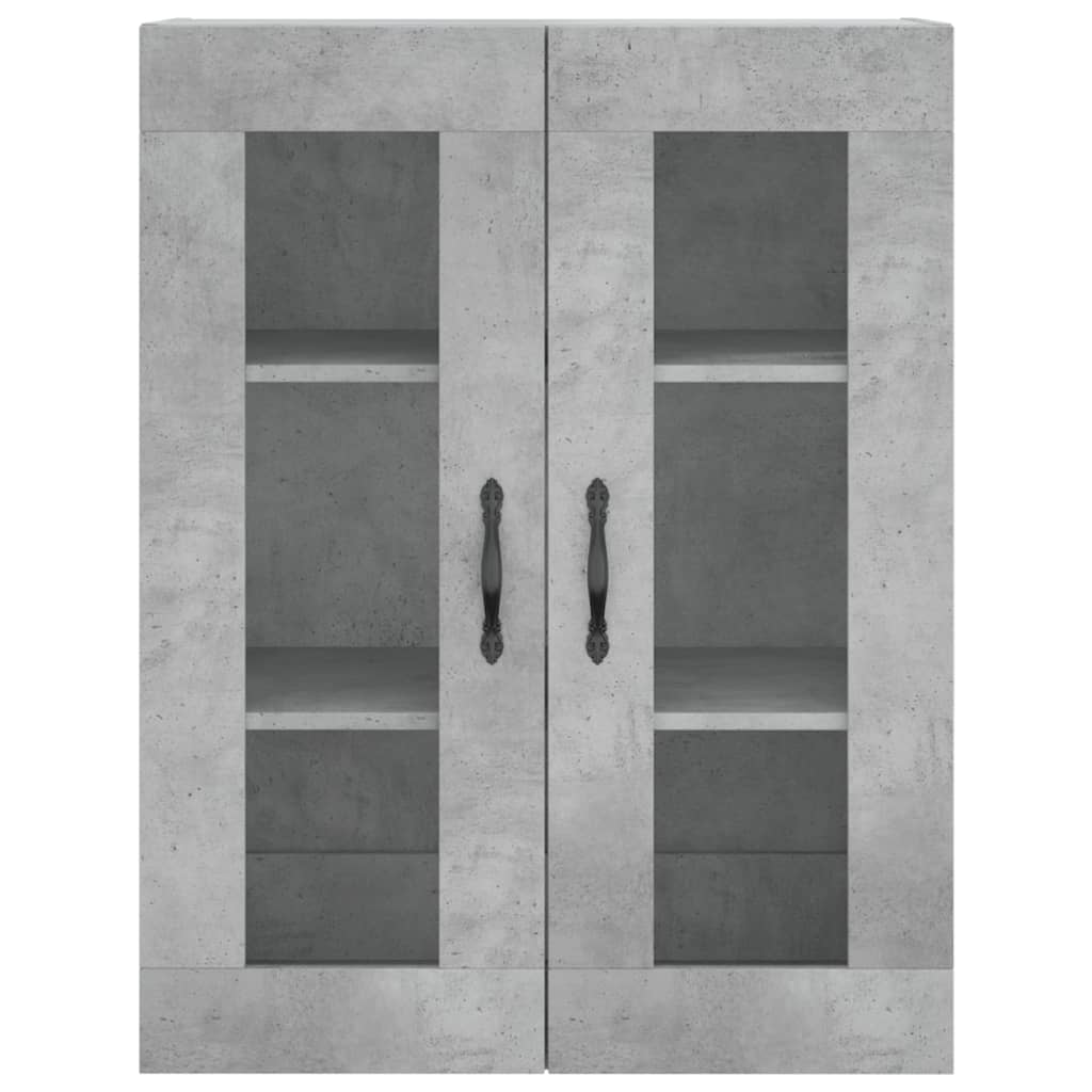 Betonszürke szerelt fa magasszekrény 69,5 x 34 x 180 cm 6