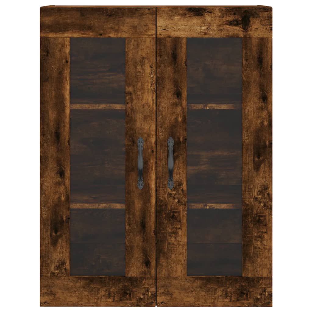 Füstös tölgy színű szerelt fa magasszekrény 69,5 x 34 x 180 cm 6