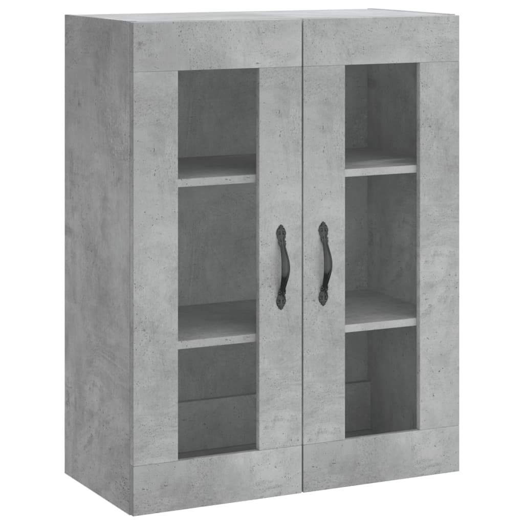 Betonszürke szerelt fa magasszekrény 69,5 x 34 x 180 cm 5