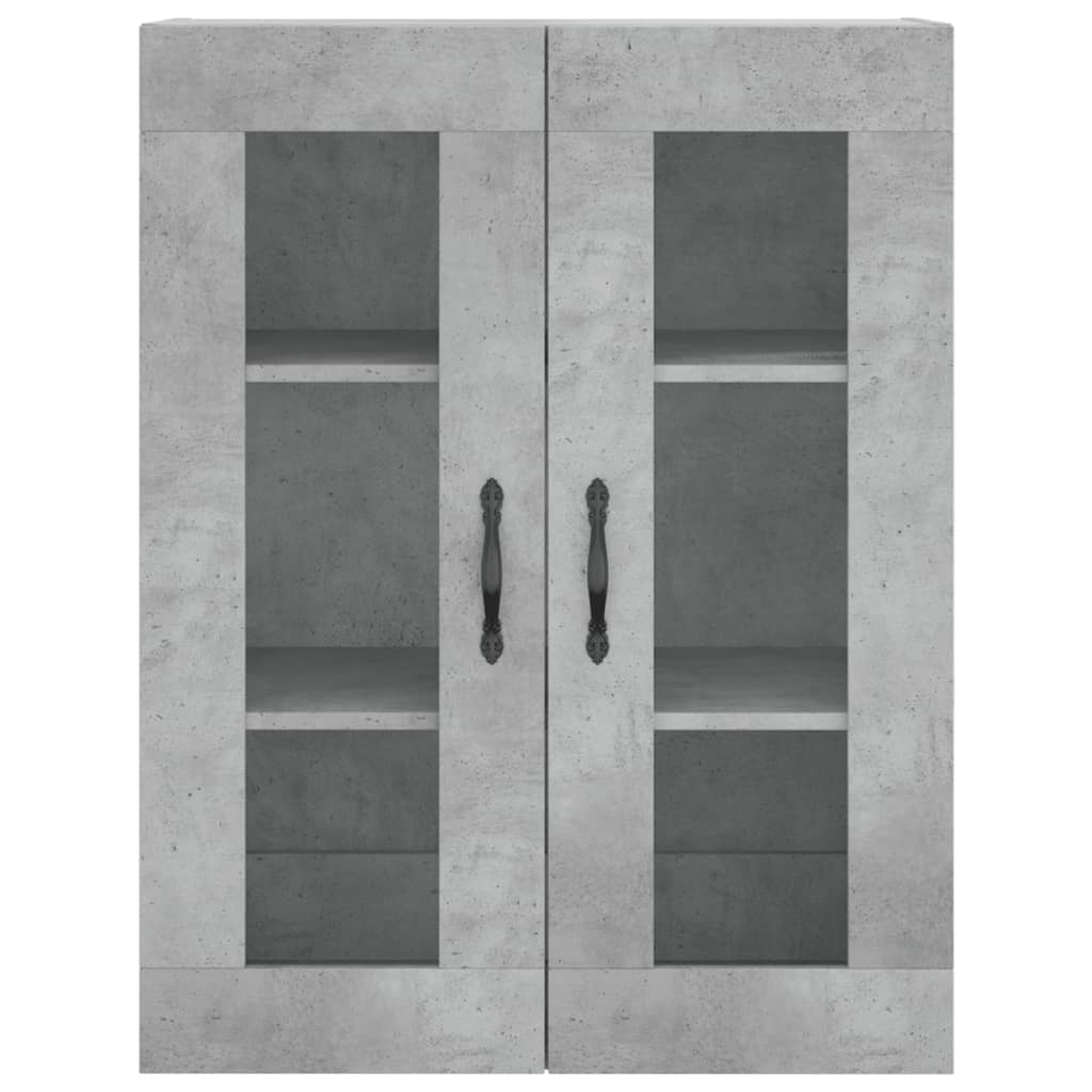 Betonszürke szerelt fa magasszekrény 69,5 x 34 x 180 cm 6