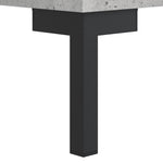Betonszürke szerelt fa magasszekrény 34,5x34x180 cm 11