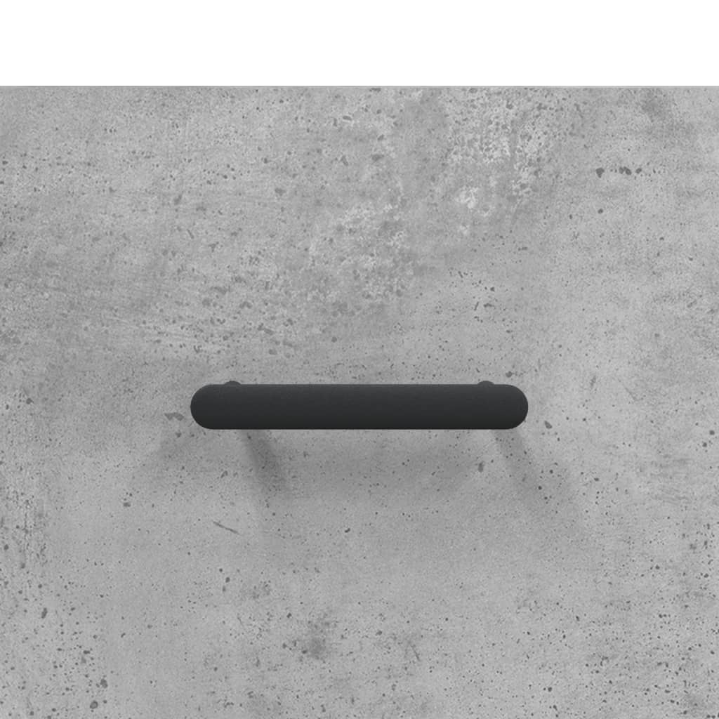 Betonszürke szerelt fa magasszekrény 34,5x34x180 cm 12