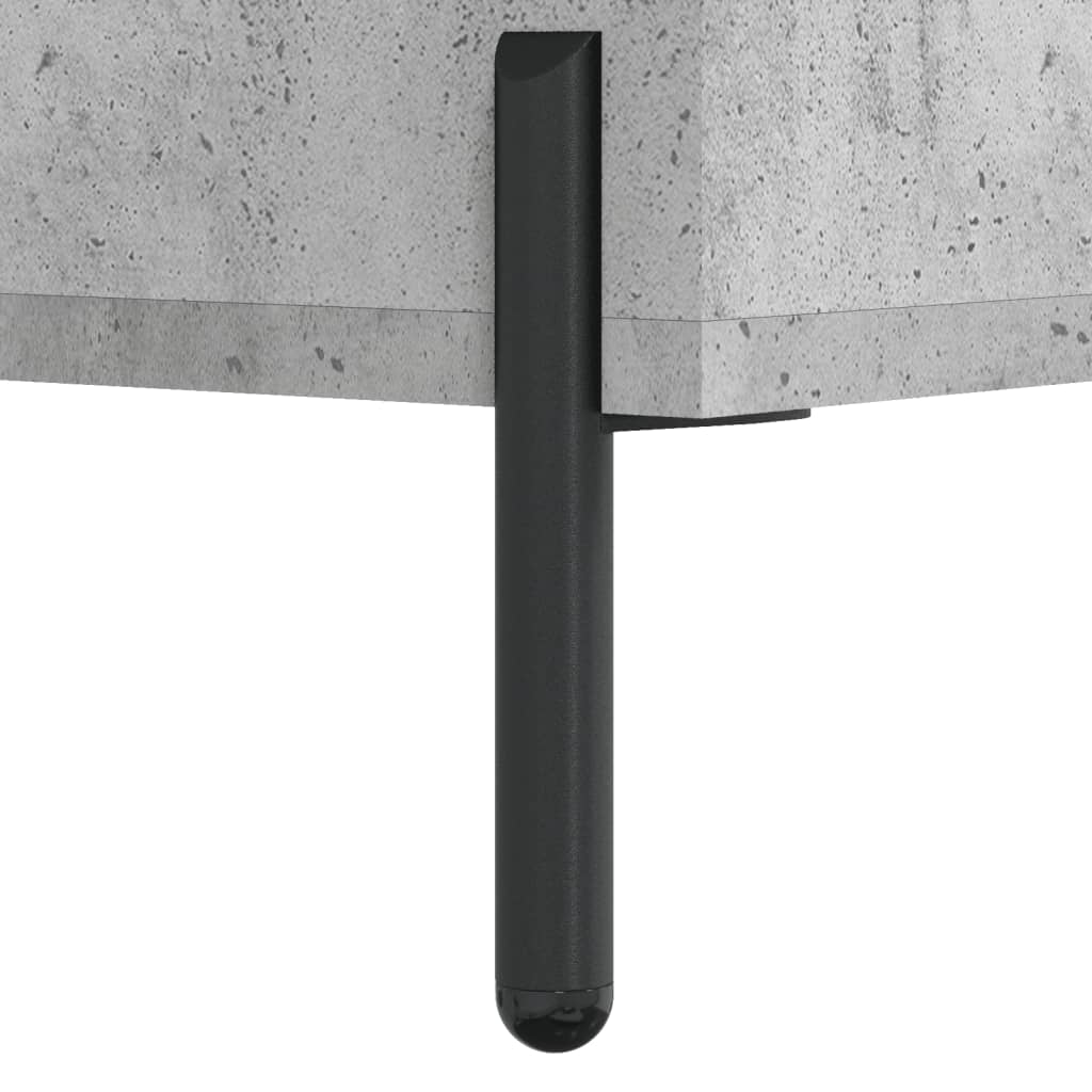 Betonszürke szerelt fa magasszekrény 34,5x34x180 cm 12