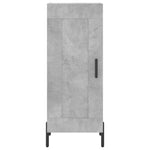 Betonszürke szerelt fa magasszekrény 34,5x34x180 cm 8