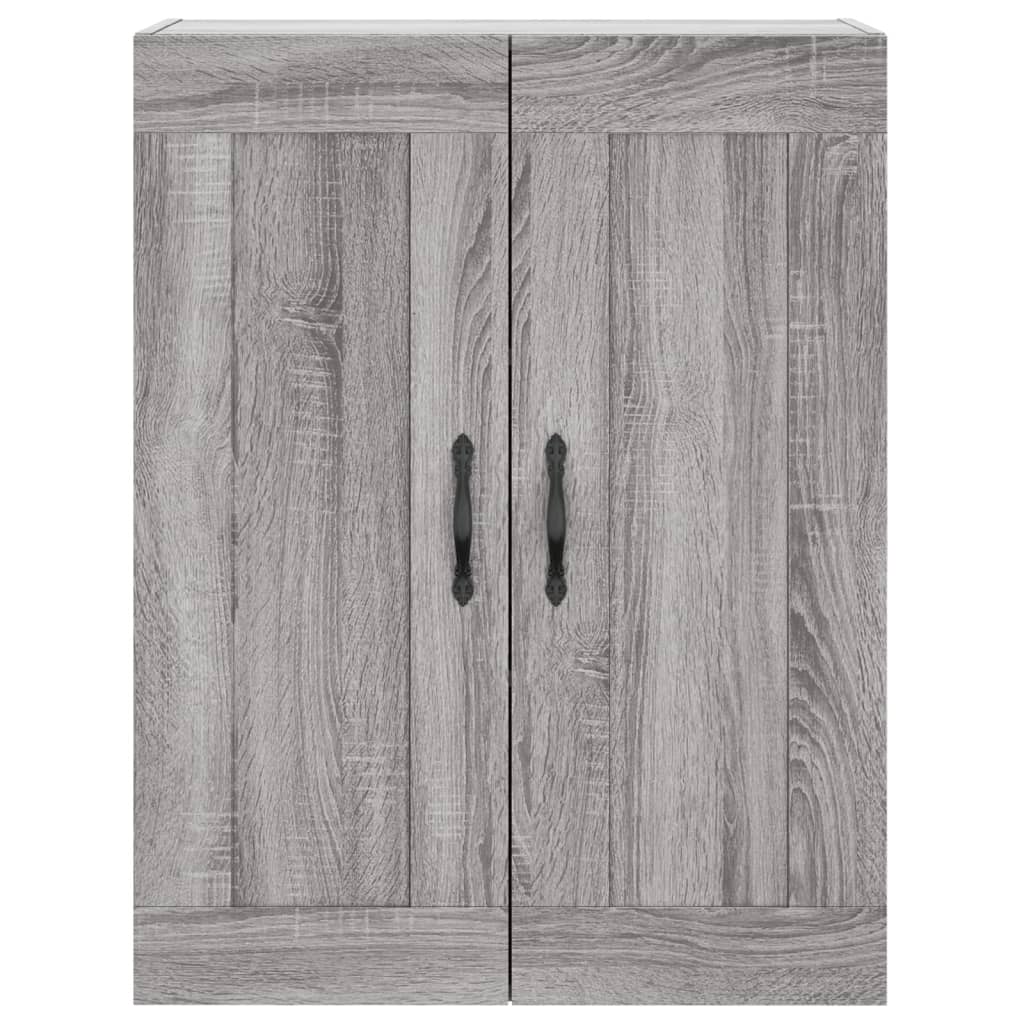 Szürke sonoma szerelt fa magasszekrény 69,5 x 34 x 180 cm 6