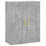 Betonszürke szerelt fa magasszekrény 69,5 x 34 x 180 cm 4