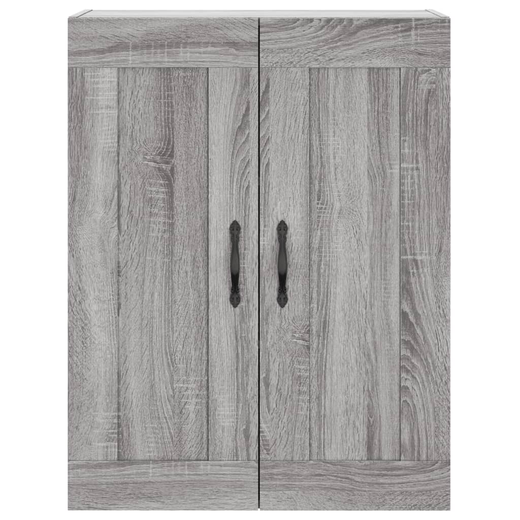 Szürke sonoma szerelt fa magasszekrény 69,5 x 34 x 180 cm 6