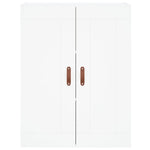 Fehér szerelt fa magasszekrény 69,5 x 34 x 180 cm 5