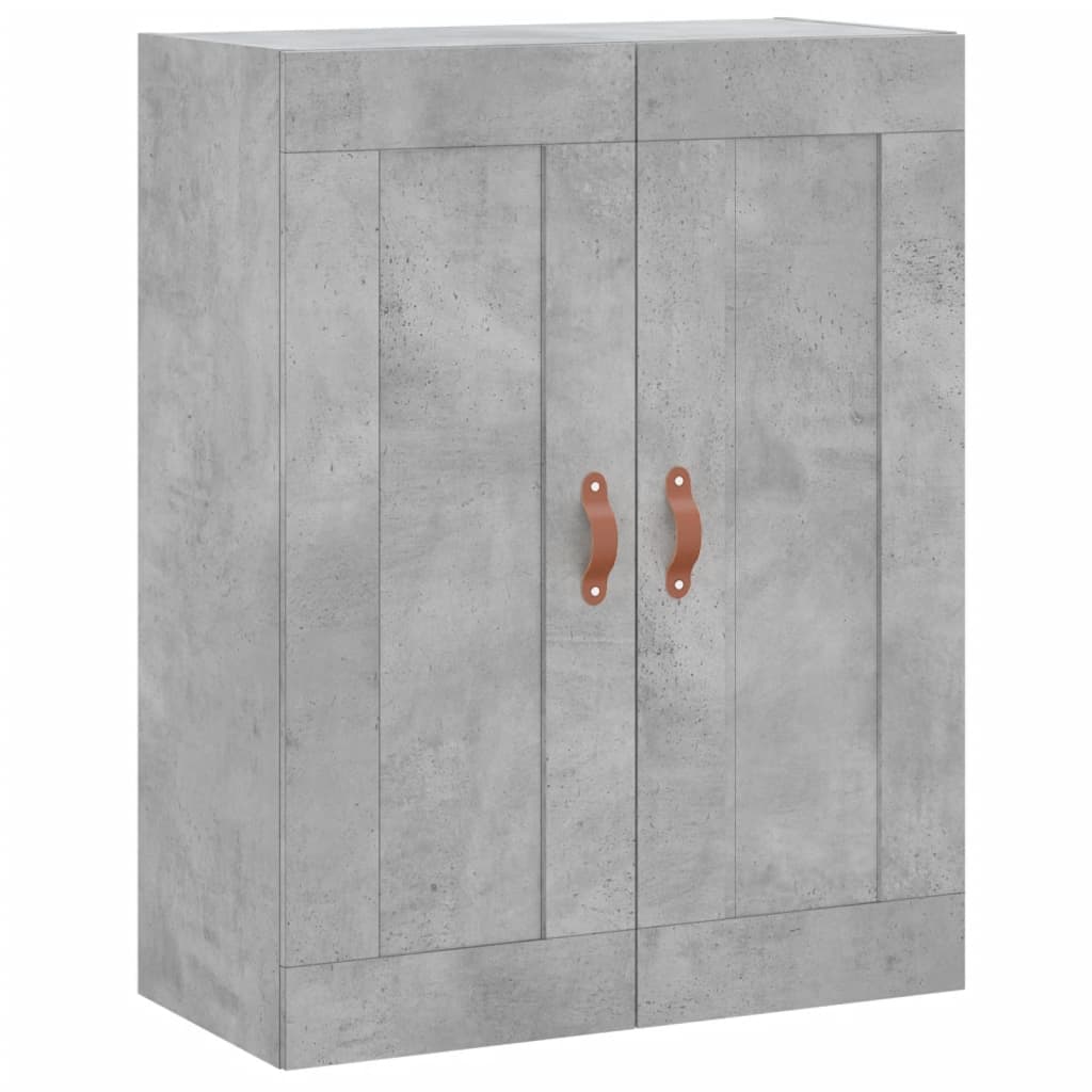 Betonszürke szerelt fa magasszekrény 69,5 x 34 x 180 cm 4