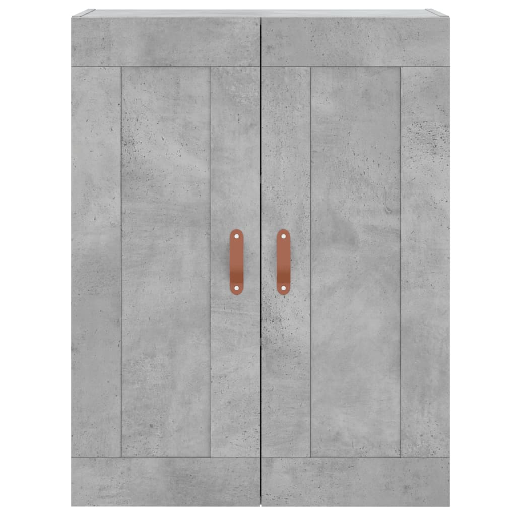 Betonszürke szerelt fa magasszekrény 69,5 x 34 x 180 cm 5