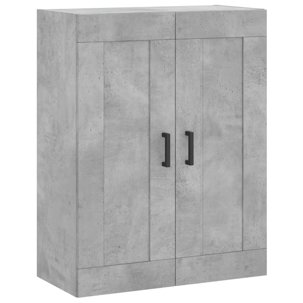 Betonszürke szerelt fa magasszekrény 69,5 x 34 x 180 cm 5