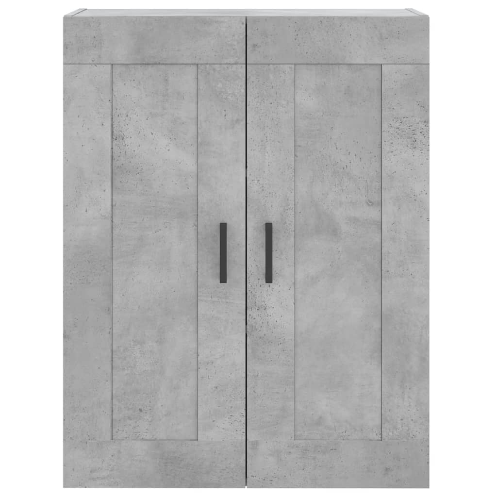 Betonszürke szerelt fa magasszekrény 69,5 x 34 x 180 cm 6