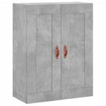 Betonszürke szerelt fa magasszekrény 69,5 x 34 x 180 cm 5