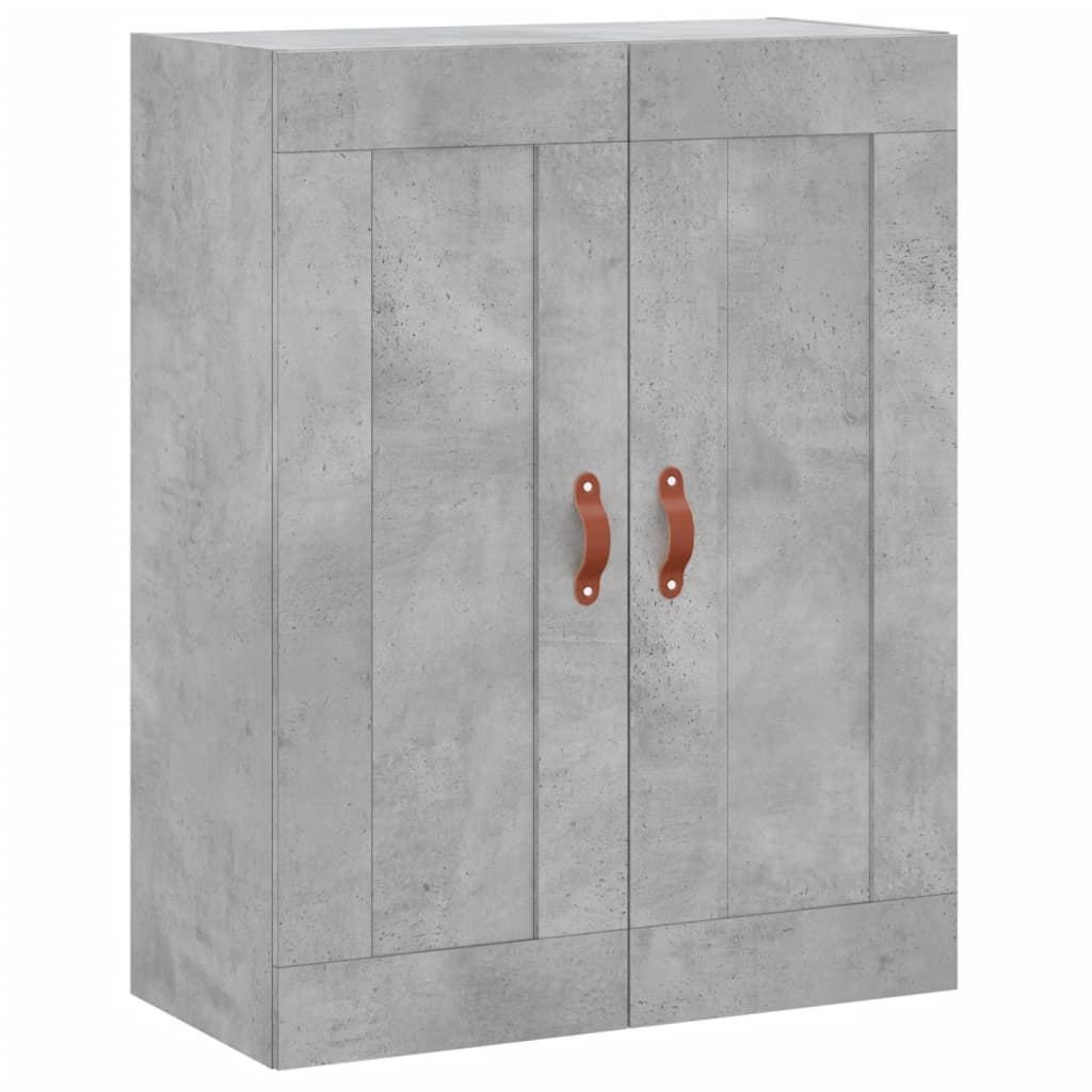 Betonszürke szerelt fa magasszekrény 69,5 x 34 x 180 cm 5