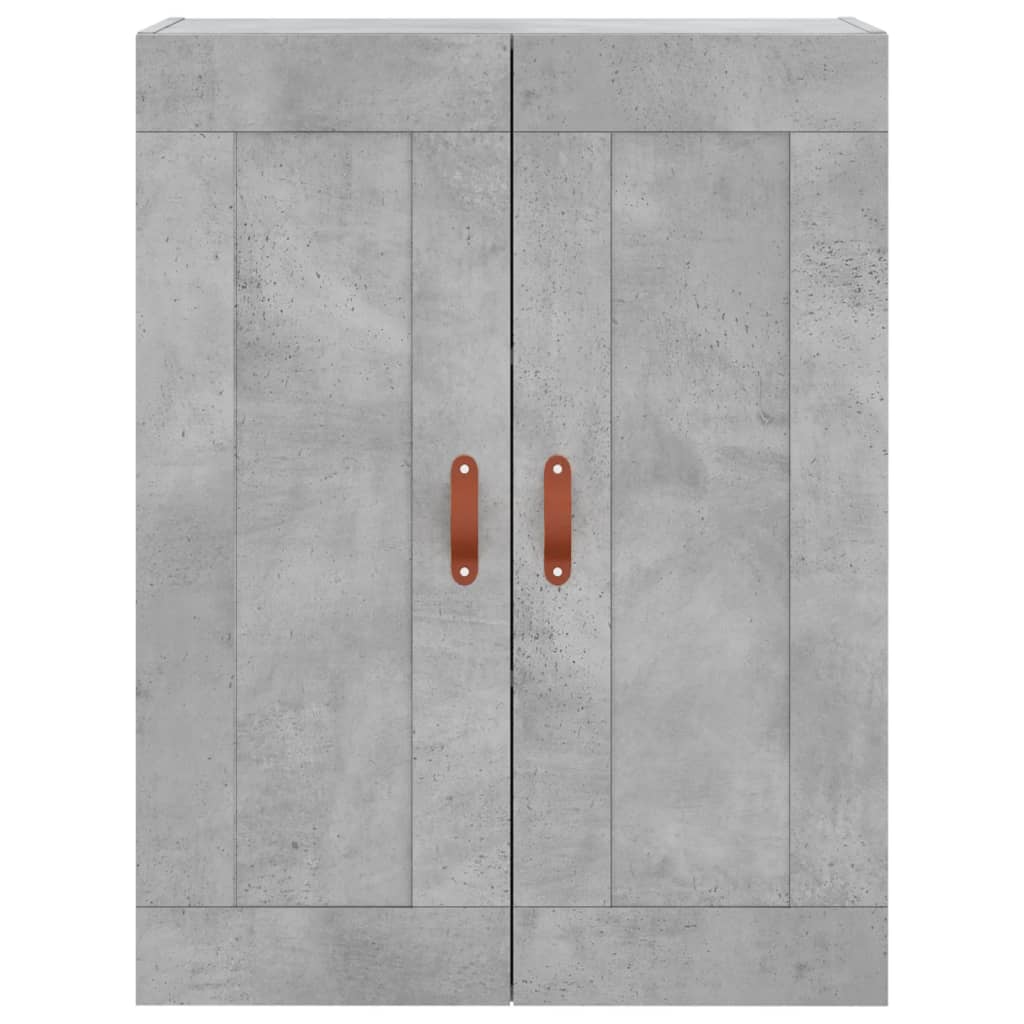 Betonszürke szerelt fa magasszekrény 69,5 x 34 x 180 cm 6