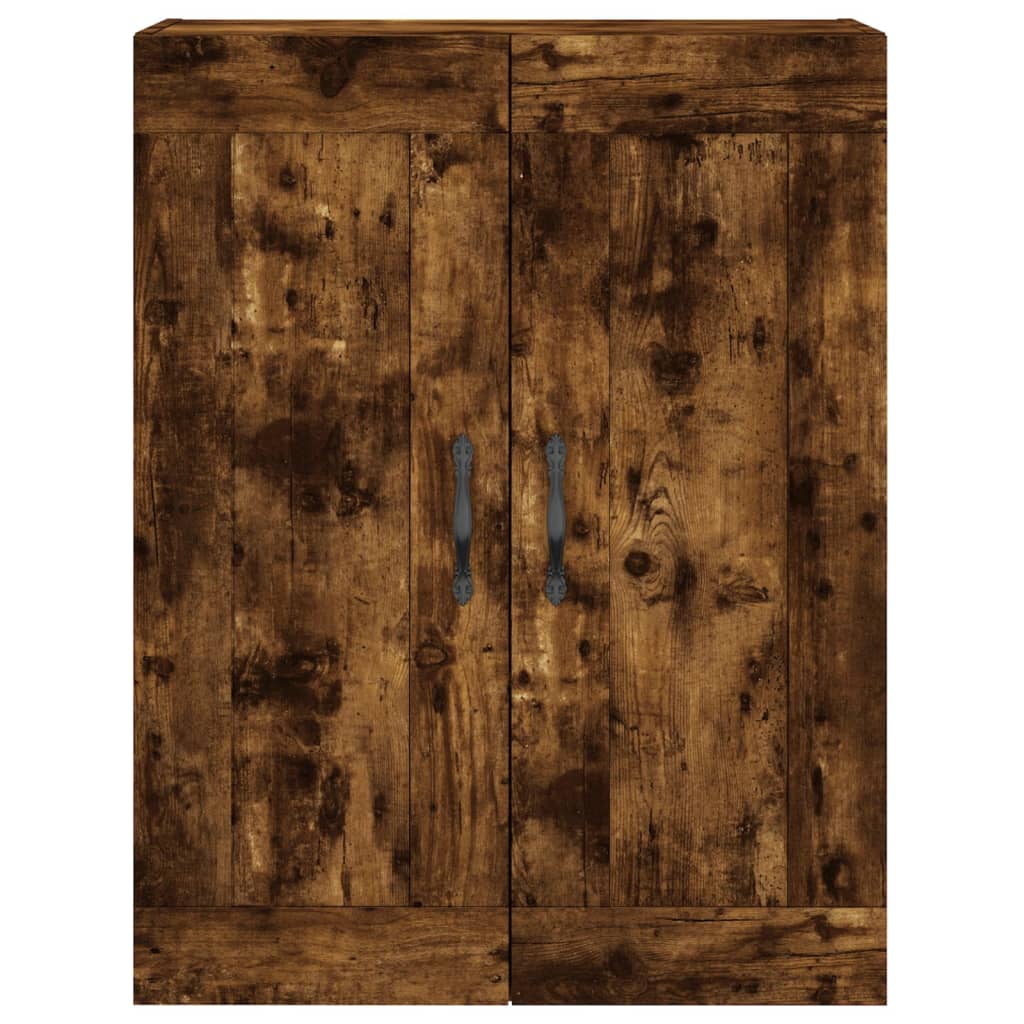 Füstös tölgy színű szerelt fa magasszekrény 69,5 x 34 x 180 cm 6
