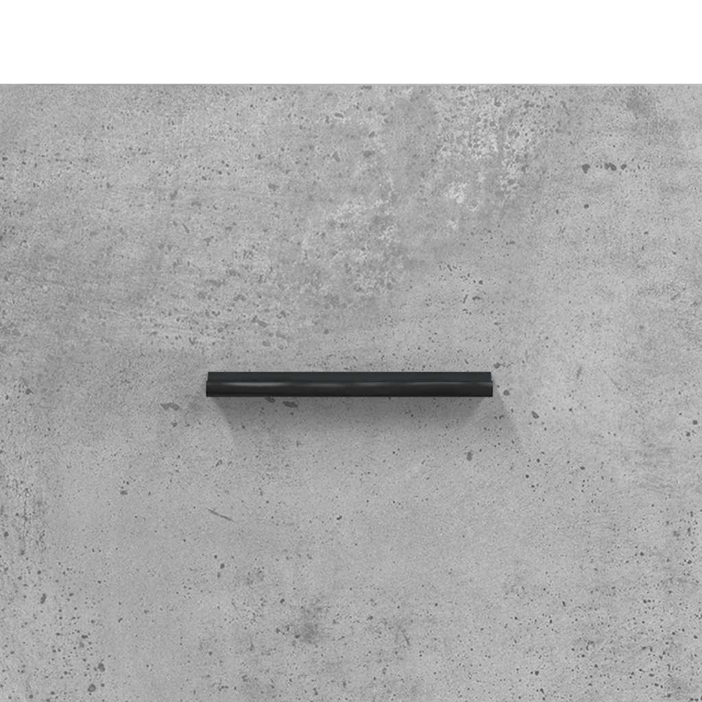 Betonszürke szerelt fa magasszekrény 34,5x34x180 cm 13