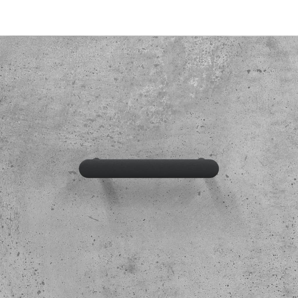 Betonszürke szerelt fa magasszekrény 34,5x34x180 cm 12