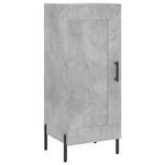 Betonszürke szerelt fa magasszekrény 34,5x34x180 cm 5