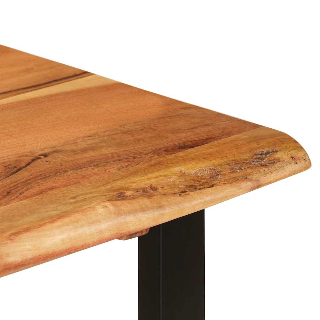 Tömör akácfa étkezőasztal 110 x 50 x 76 cm 8