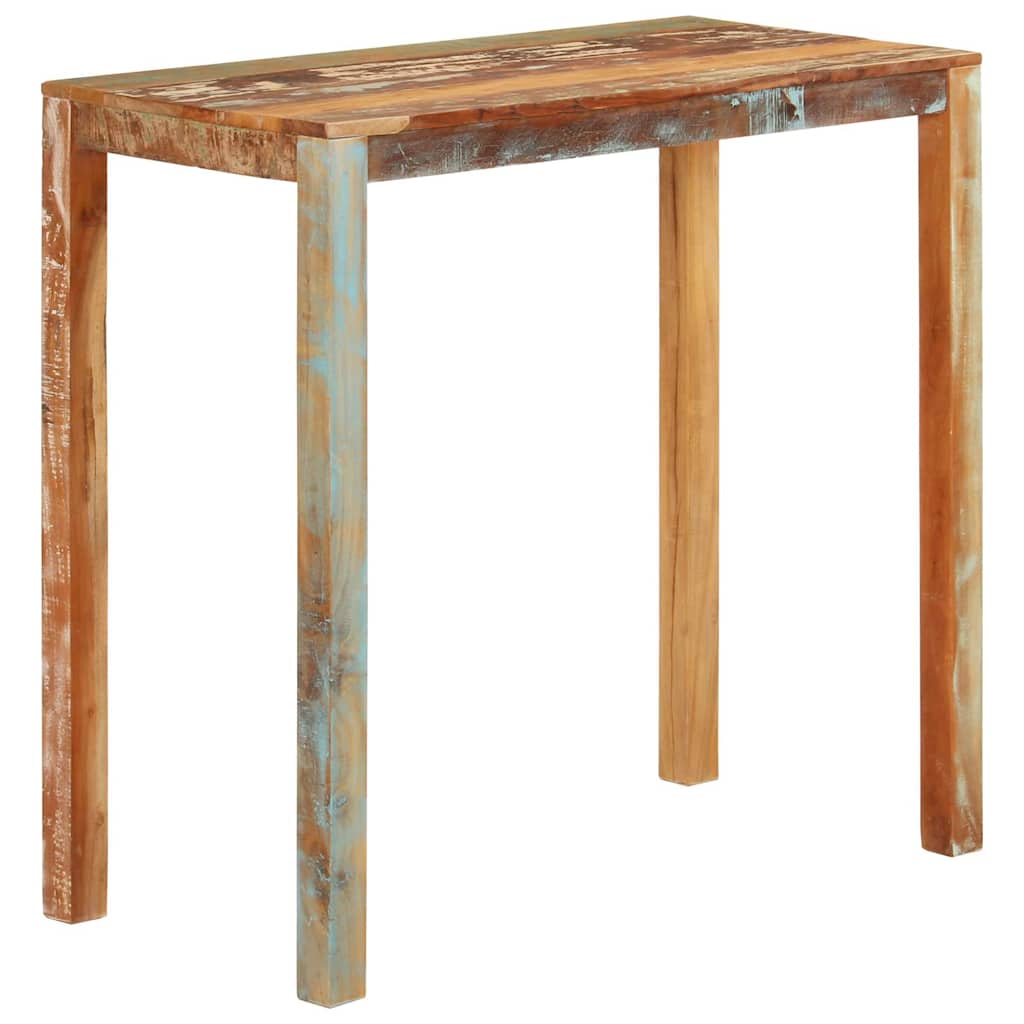 Tömör újrahasznosított fa bárasztal 112 x 55 x 108 cm 11