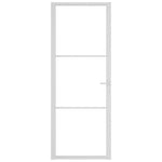 Fehér ESG üveg és alumínium beltéri ajtó 76 x 201,5 cm 3