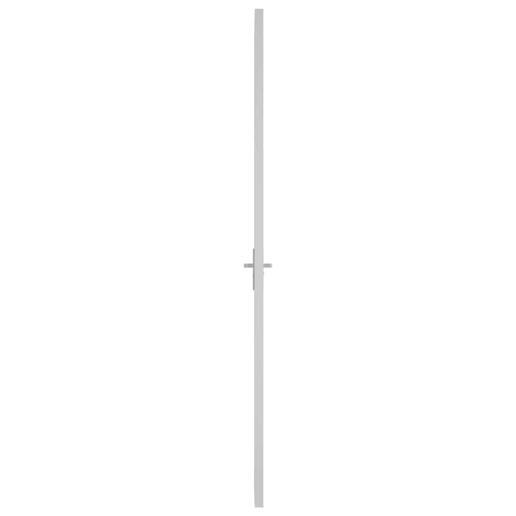 Fehér ESG üveg és alumínium beltéri ajtó 76 x 201,5 cm 4