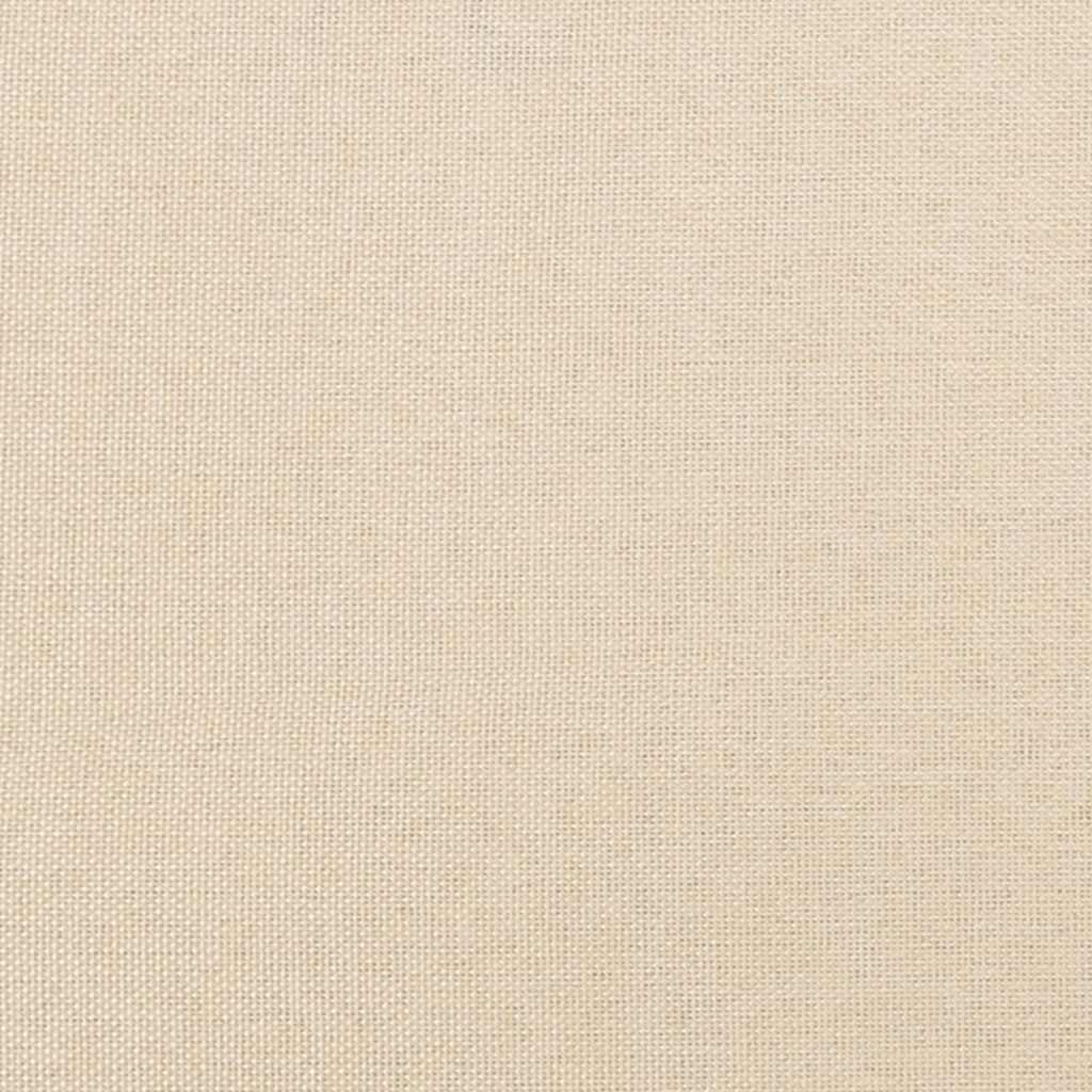 Krémszínű szövet rugós ágy matraccal 90 x 200 cm 9