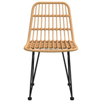 2 db polietilén rattan kerti szék 48 x 62 x 84 cm 4