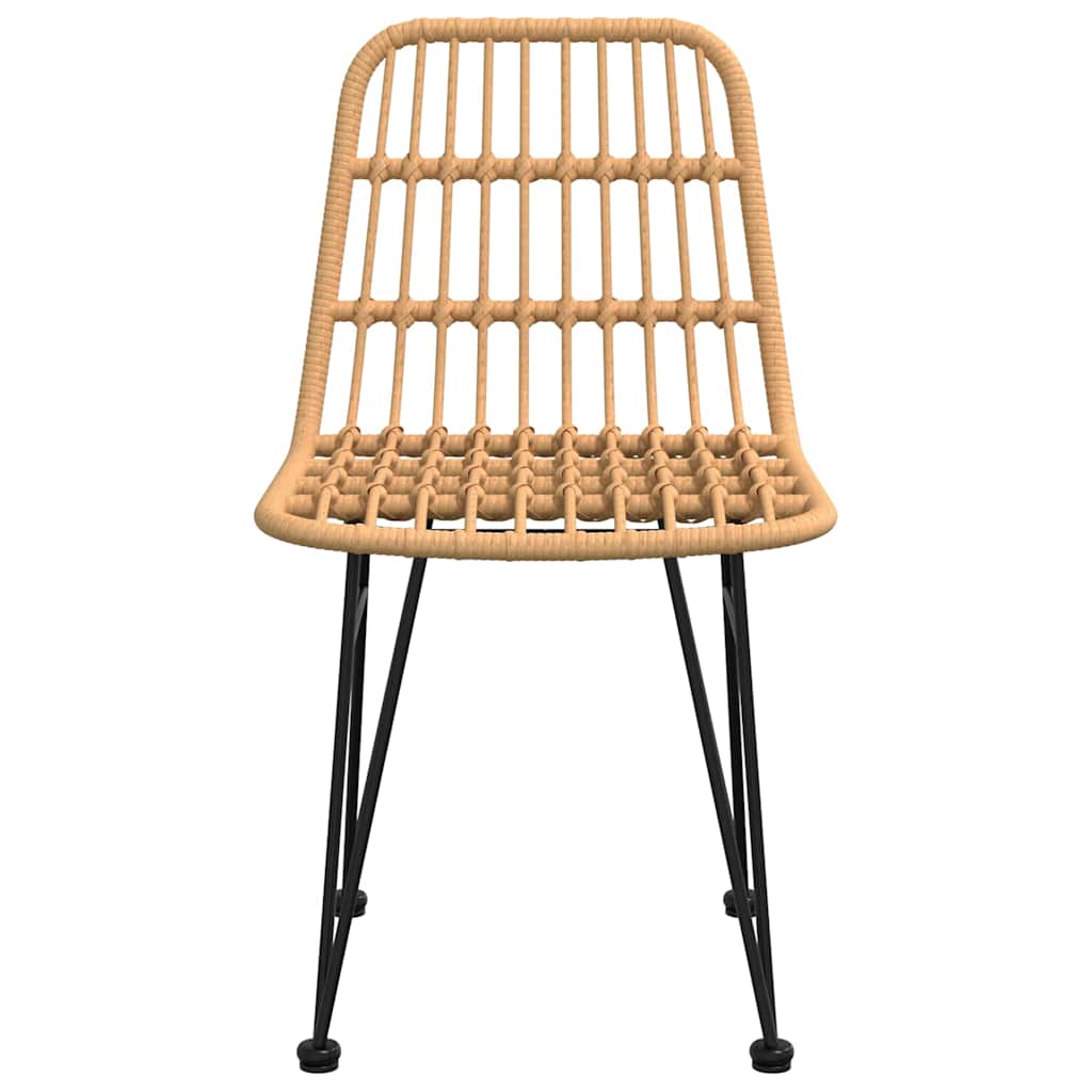 2 db polietilén rattan kerti szék 48 x 62 x 84 cm 4