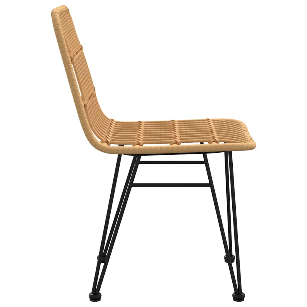 2 db polietilén rattan kerti szék 48 x 62 x 84 cm 5