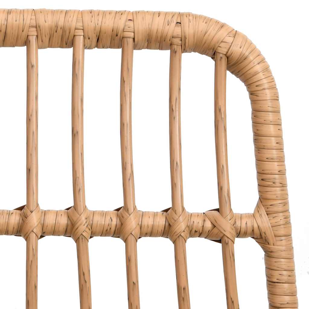2 db polietilén rattan kerti szék 48 x 62 x 84 cm 7