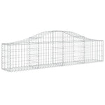 6 db íves horganyzott vas gabion kosár 200x30x40/60 cm 3