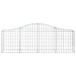 13 db íves horganyzott vas gabion kosár 200x30x60/80 cm 4