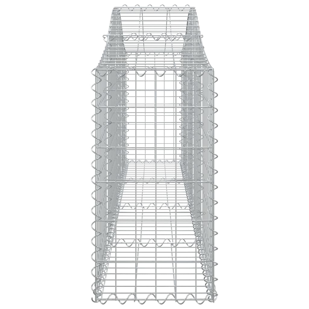 13 db íves horganyzott vas gabion kosár 200x30x60/80 cm 5