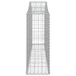 2 db íves horganyzott vas gabion kosár 200x30x80/100 cm 5