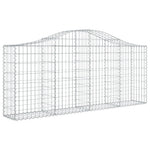 7 db íves horganyzott vas gabion kosár 200x30x80/100 cm 3