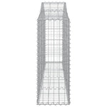 12 db íves horganyzott vas gabion kosár 200x30x80/100 cm 5