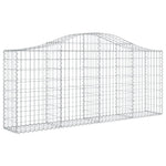 18 db íves horganyzott vas gabion kosár 200x30x80/100 cm 3