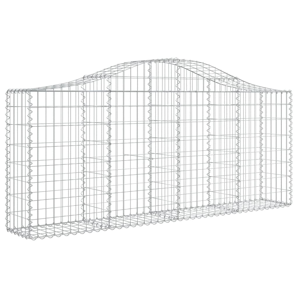 25 db íves horganyzott vas gabion kosár 200x30x80/100 cm 3