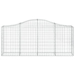 25 db íves horganyzott vas gabion kosár 200x30x80/100 cm 4
