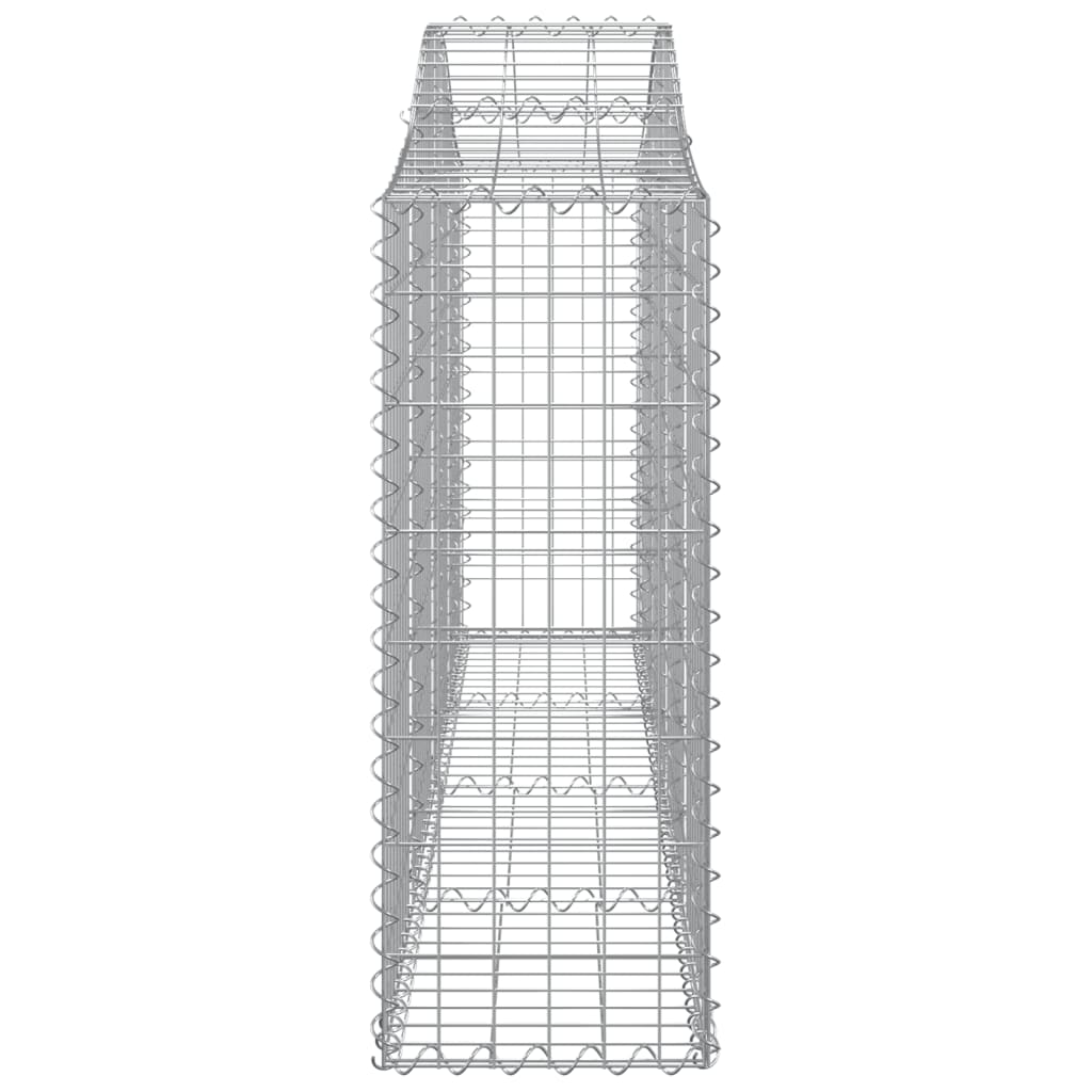 25 db íves horganyzott vas gabion kosár 200x30x80/100 cm 5