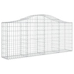 50 db íves horganyzott vas gabion kosár 200x30x80/100 cm 3