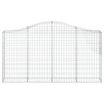 3 db íves horganyzott vas gabion kosár 200x30x100/120 cm 4