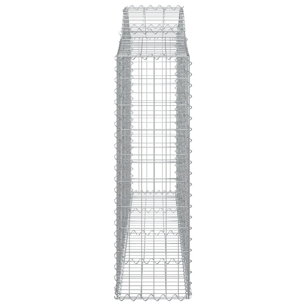 3 db íves horganyzott vas gabion kosár 200x30x100/120 cm 5
