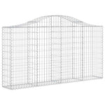 12 db íves horganyzott vas gabion kosár 200x30x100/120 cm 3