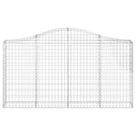 12 db íves horganyzott vas gabion kosár 200x30x100/120 cm 4