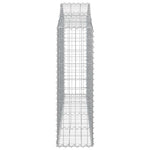 12 db íves horganyzott vas gabion kosár 200x30x100/120 cm 5