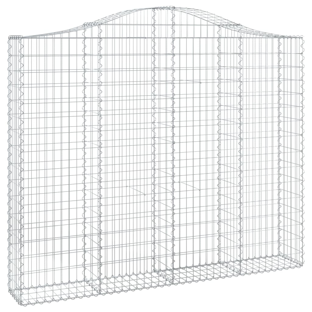 3 db íves horganyzott vas gabion kosár 200x30x160/180 cm 3