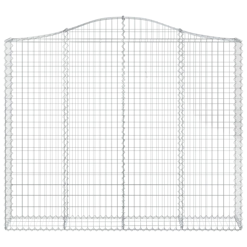 3 db íves horganyzott vas gabion kosár 200x30x160/180 cm 4